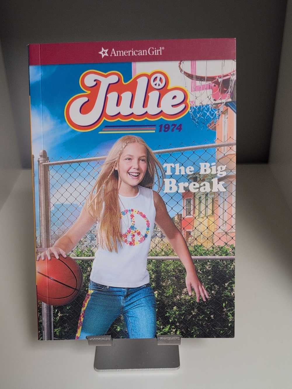 🩵3/$20🩵 American Girl Julie 1974 The Big Break Book Softcover
